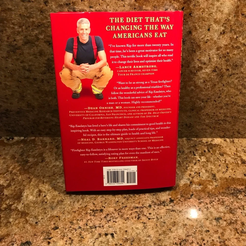 The Engine 2 Diet by Rip Esselstyn Hardcover Book Plant Based Healthy Eating